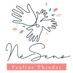 logo cabinet né sens avec des mains ; référence à la kinésithérapie et thérapie manuelle